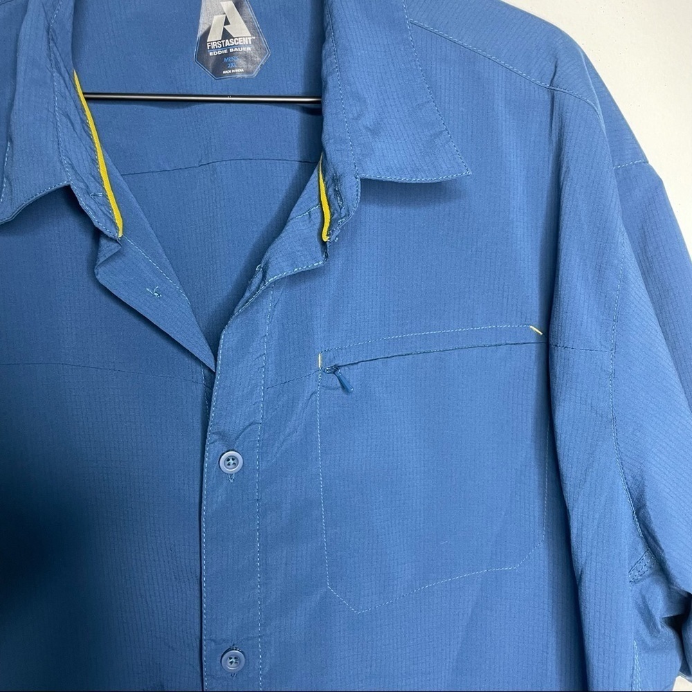 First Ascent Active Short Sleeve Button Down Mens - Picture 5 of 5